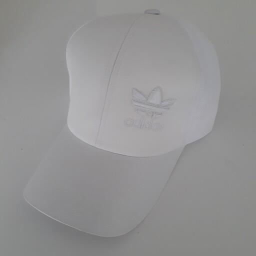 کلاه کپ پشت توری سفید ادیداس و ان وای